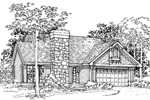 House Plan Front of Home 072D-0328