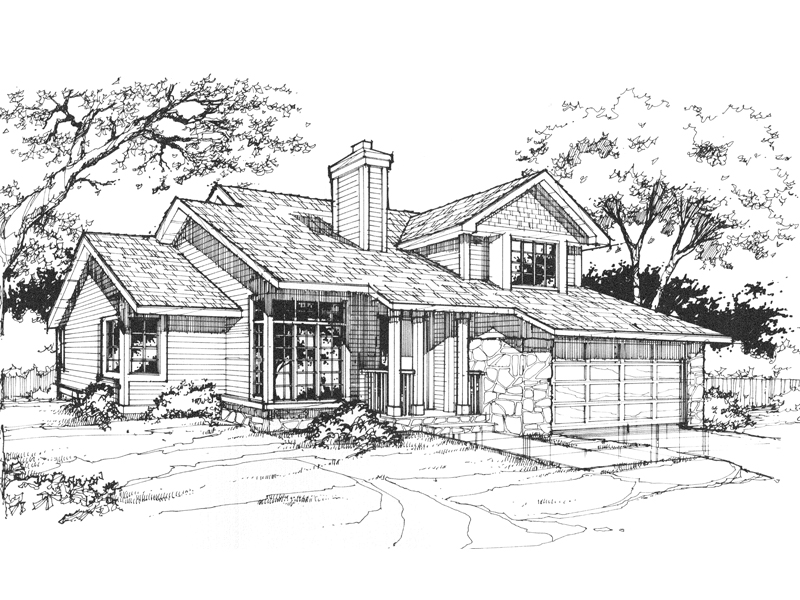 Switzer Ridge Traditional Home Plan 072D-0364 - Shop House Plans and More