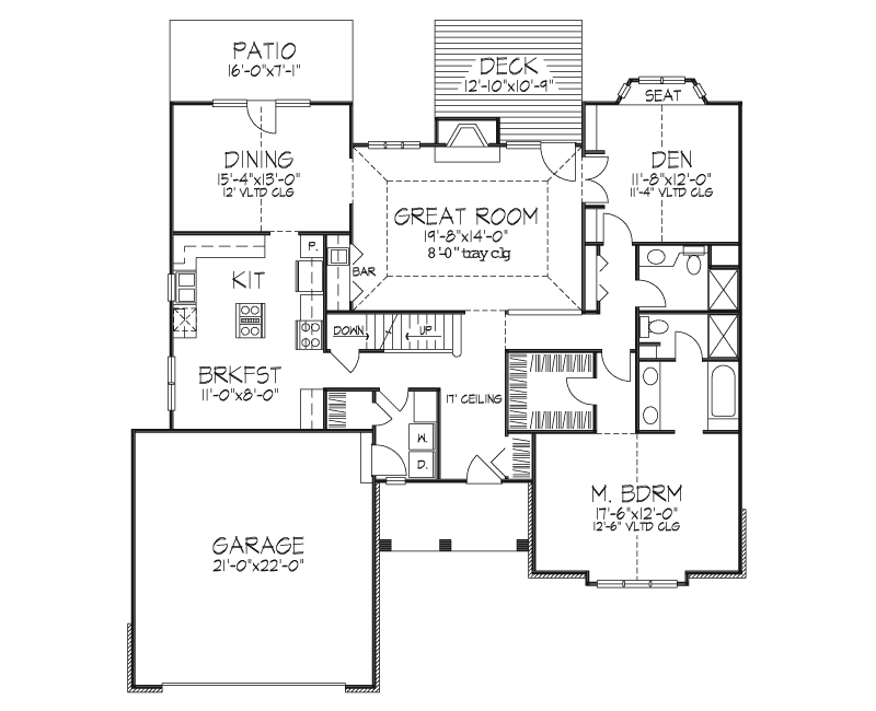 Payne Point Contemporary Home Plan 072D-0432 - Shop House Plans and More