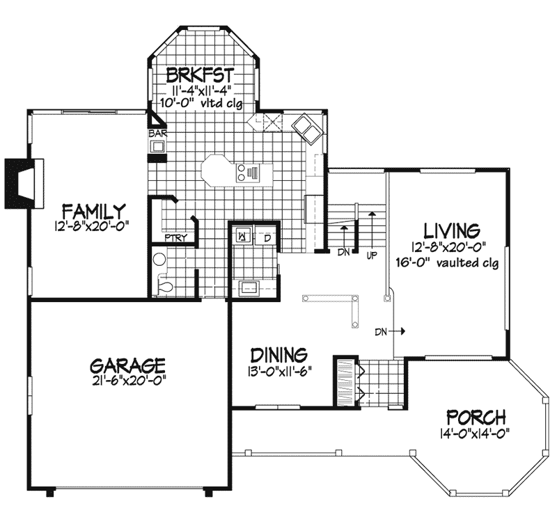 Queen Anne House Floor Plans