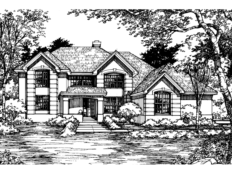 Wembley Manor Traditional Home Plan 072D-0515 - Shop House Plans and More