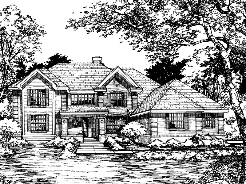 Blayne Luxury Home Plan 072D-0534 - Search House Plans and More