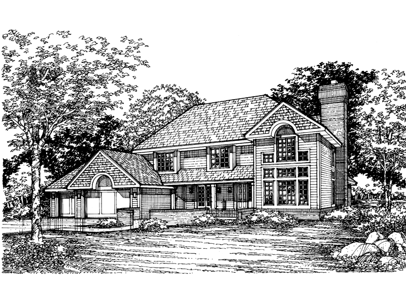 Parody Traditional Home Plan 072D-0562 - Shop House Plans and More