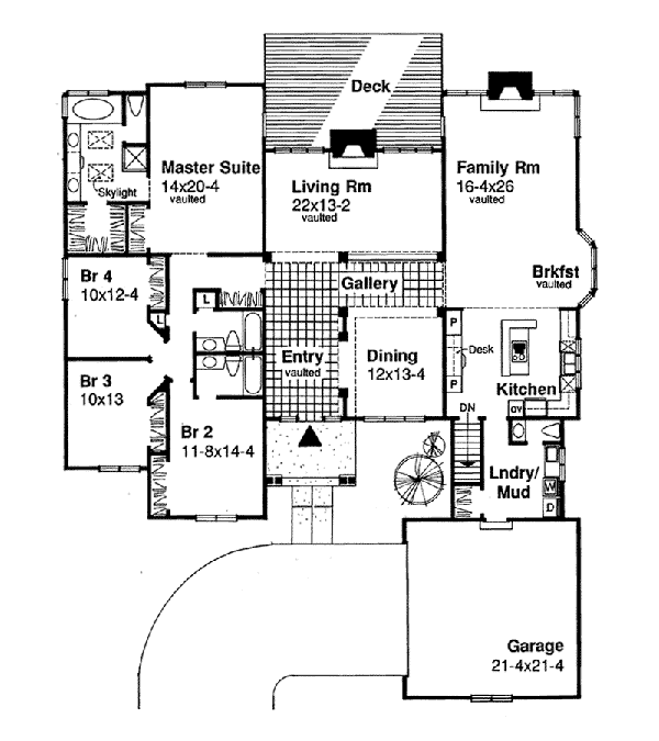 Lexington Oaks OneLevel Home Plan 072D0588 House Plans