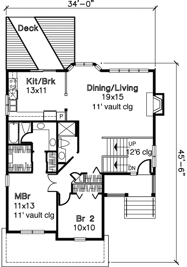 Whaley Place Narrow Lot Home Plan 072D0608 House Plans