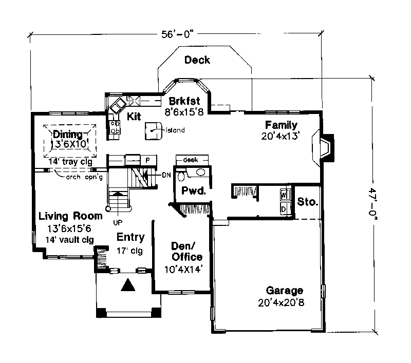 Ellis Prairie Two-Story Home Plan 072D-0663 - Search House Plans and More