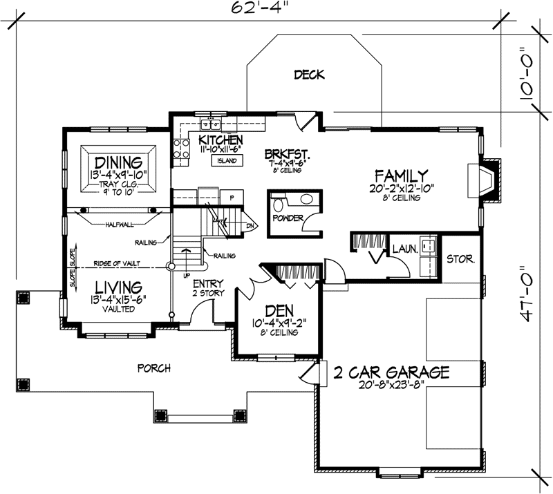 Northbridge Traditional Home Plan 072D-0815 - Shop House Plans and More