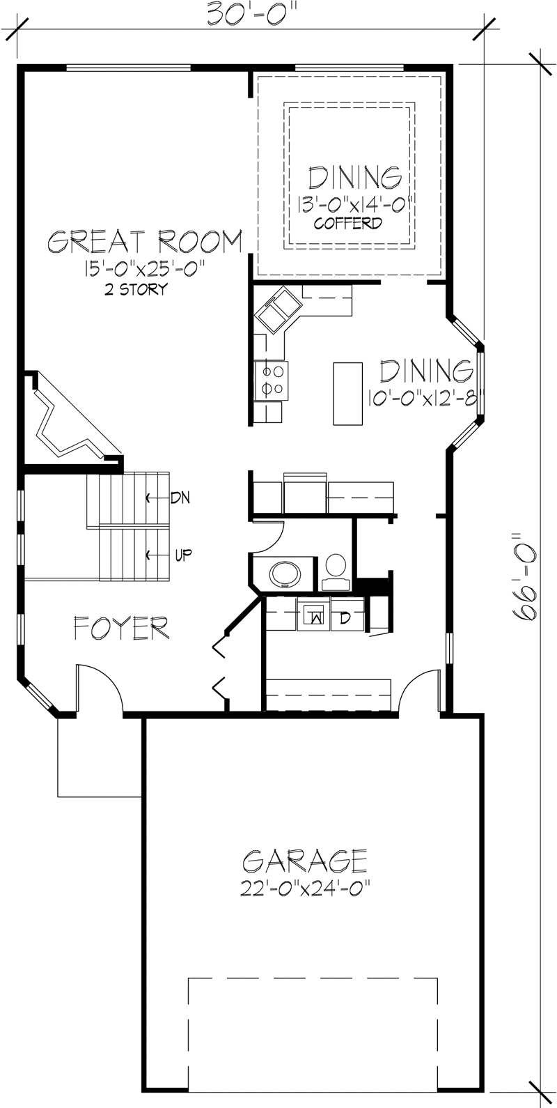 Harbor Springs Narrow Lot Home Plan 072D0854 House