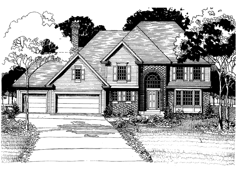 Churchill Hollow Two-Story Home Plan 072D-0887 - Search House Plans and ...