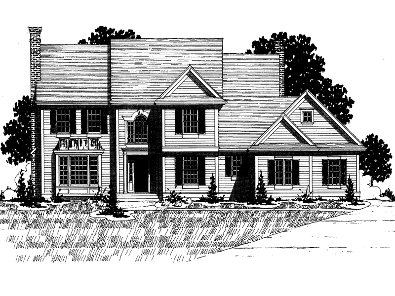 Elkhurst Traditional Home Plan 072D-0888 - Search House Plans and More