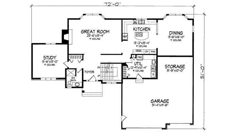 Susanna Traditional Home Plan 072D-0962 - Shop House Plans and More