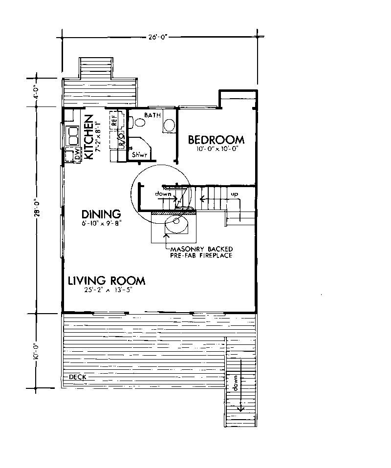 Modern Home Plan First Floor 072D-1036