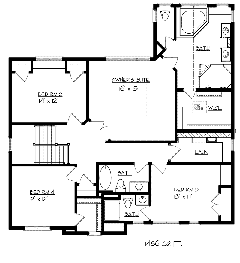 Cobb Bluff Craftsman Home Plan 072D-1114 - Search House Plans and More