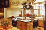 Luxury House Plan Kitchen Photo 01 - Brady Circle Luxury Home 072S-0001 - Search House Plans and More