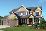 Luxury Craftsman Style Dominates This Two-Story Home Design