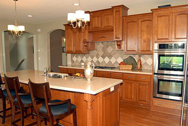 Traditional House Plan Kitchen Photo 03 - Annapolis Luxury Craftsman Home 072S-0002 - Search House Plans and More