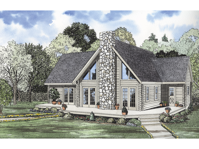 Featured image of post Stone Cottage House Plans - This home perfectly suited for a narrow lot.