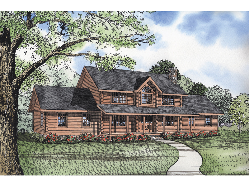 Glacier Bay Rustic Log Home Plan 073d 0018 House Plans And