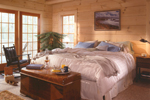 Log Cabin House Plan Master Bedroom Photo 01 - Sitka Rustic Country Log Home 073D-0021 - Shop House Plans and More