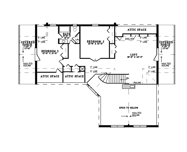 Saddlehill Rustic Mountain Home Plan 073D-0045 | House Plans and More