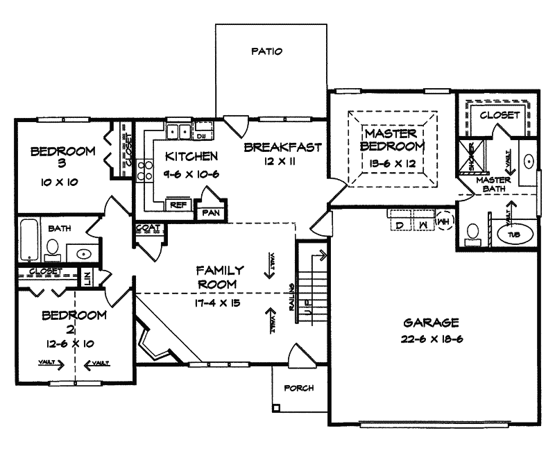 Kingscreek Neoclassical Home Plan 076D-0009 - Search House Plans and More