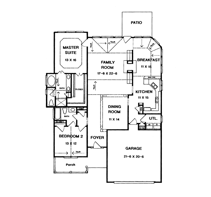 Fortunato Traditional Home Plan 076D-0026 - Search House Plans and More