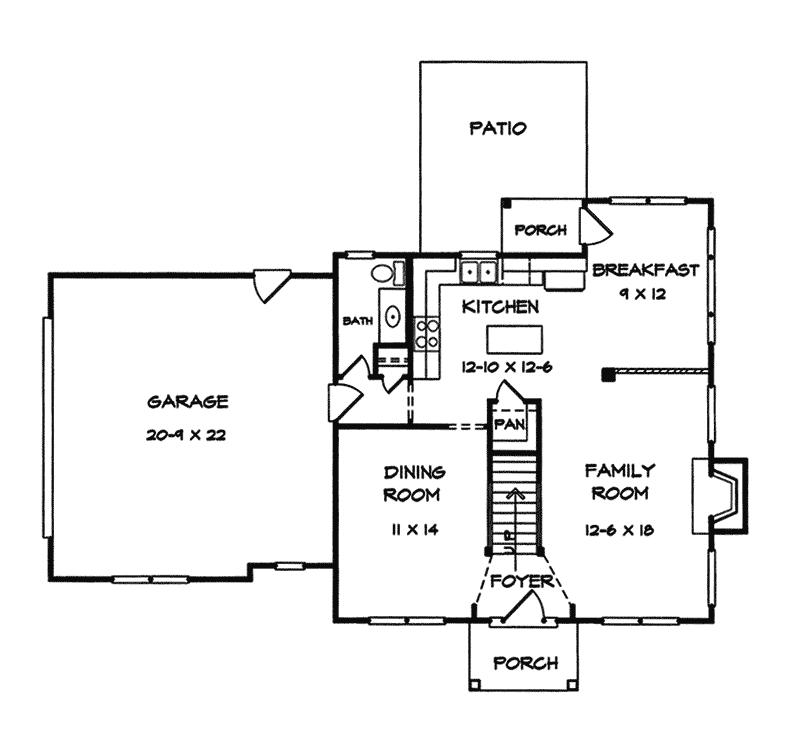 Delmon Traditional Home Plan 076D-0160 - Search House Plans and More