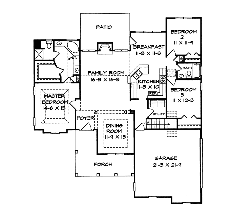 Eden Place Country Home Plan 076D-0199 - Search House Plans and More