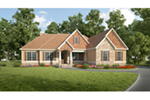 Country House Plan Front Of House 076D-0230