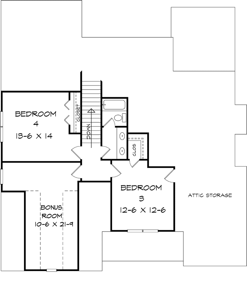 Grove Town Craftsman Home Plan 076D-0233 - Search House Plans and More