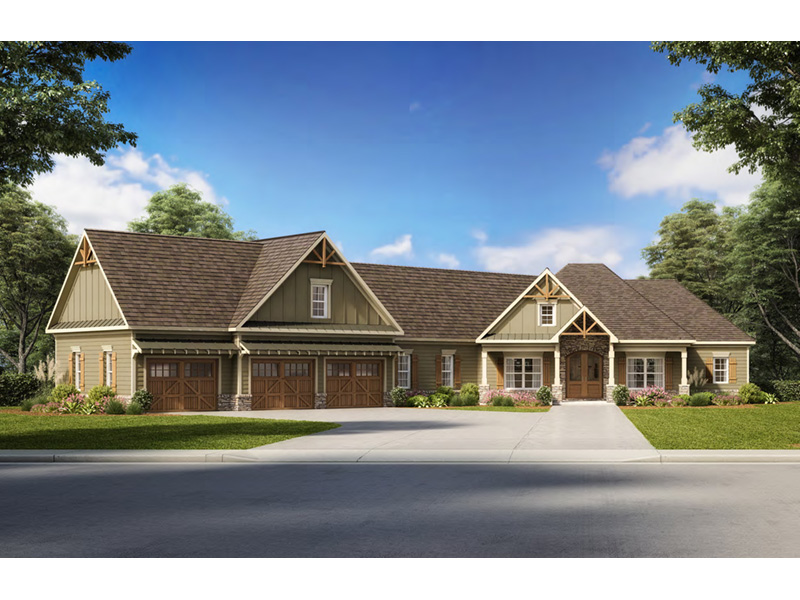 Heritage Ridge Craftsman Home Plan 076D-0281 - Search House Plans And More