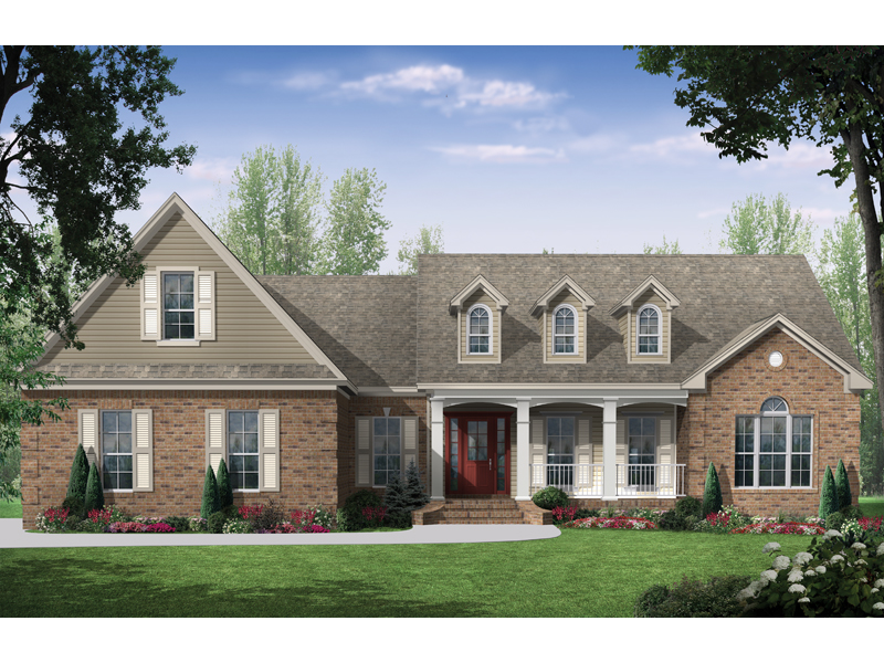 Holly Green Country Ranch Home Plan 077d 0128 House Plans And More