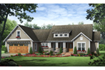 Craftsman House Plan Front of House 077D-0256