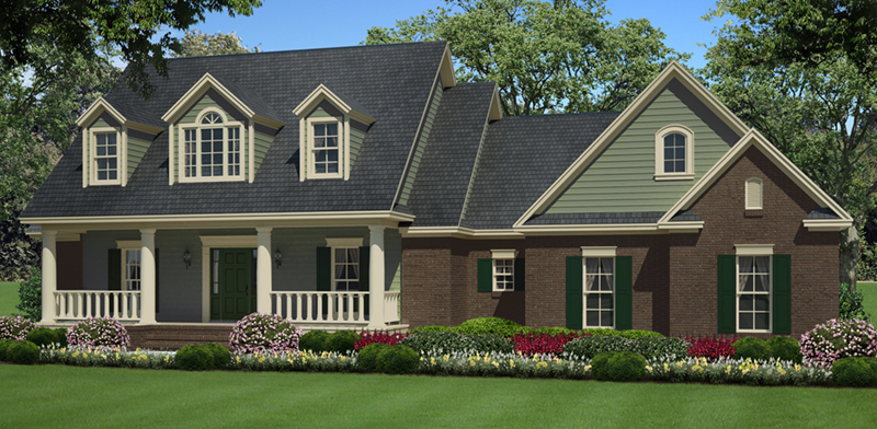 Country House Plan Front of Home - Westover Lane Country Home 077D-0264 | House Plans and More