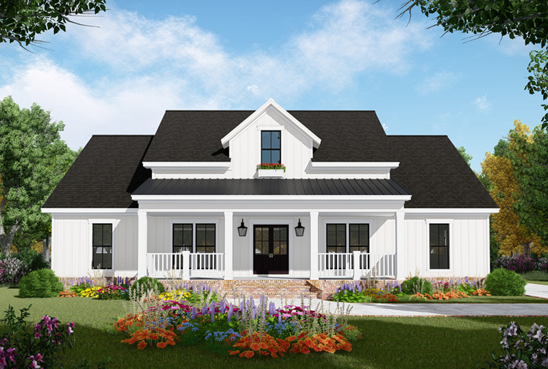 Country House Plan Front Image - Calico Lane Modern Farmhouse 077D-0293 - Search House Plans and More