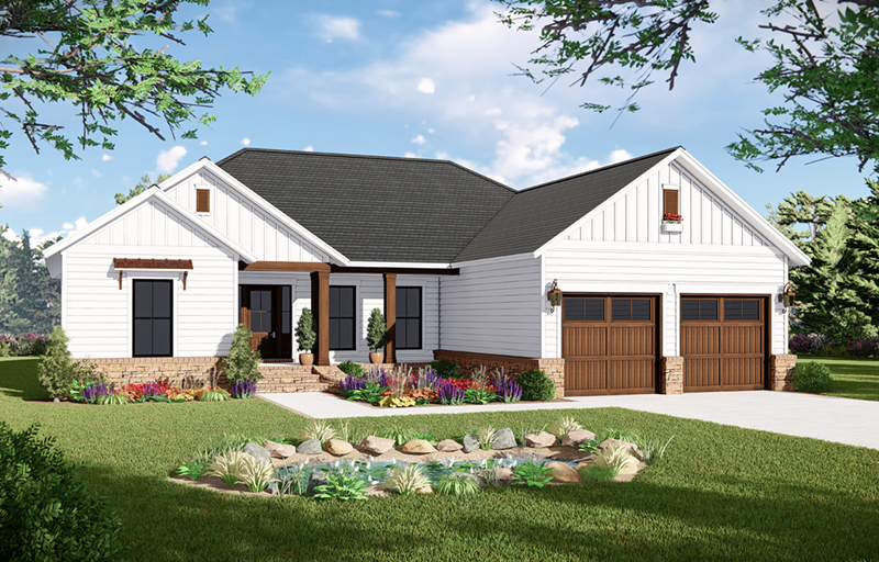 Pine Forrest Modern Farmhouse Plan 077d-0294 - Shop House Plans And More