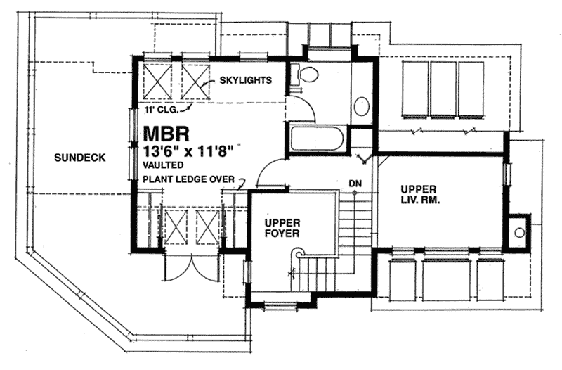 monticello floor plan 2nd floor