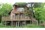 Ranch House Plan Rear Porch Photo - Adirondack Rustic Dream Home 080D-0012 - Search House Plans and More