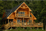 Ranch House Plan Rear Photo 08 - Adirondack Rustic Dream Home 080D-0012 - Search House Plans and More