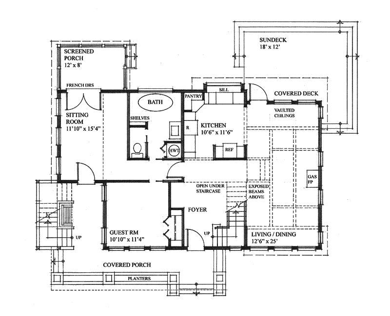 Antares Vacation Home Plan 080D-0014 - Search House Plans and More