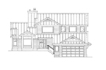 Contemporary House Plan Front of Home - Beechwood Craftsman Home 080D-0022 - Search House Plans and More