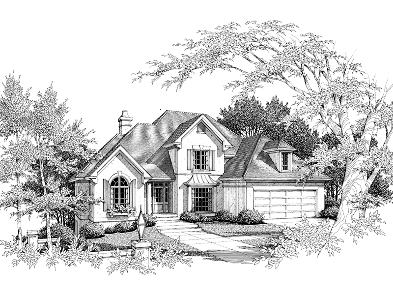 Summer Manor European Home Plan 082D-0013 - Shop House Plans and More