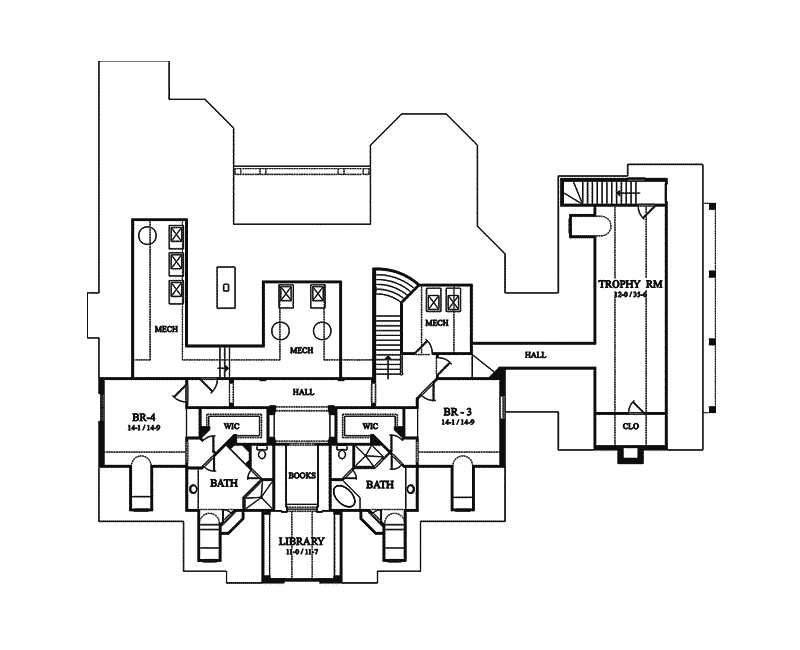 McKillip Luxury Georgian Home Plan 082D-0051 - Shop House Plans and More