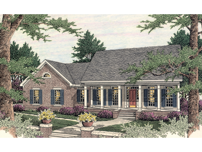 Gallina Place Ranch Home Plan 084D-0043 - Search House Plans and More