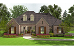 European House Plan Front of House 084D-0058