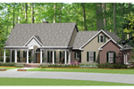 Lowcountry House Plan Front of House 084D-0061