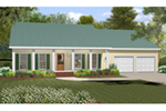 Cabin & Cottage House Plan Front of House 084D-0065