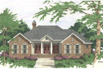 Traditional House Plan Front of House 084D-0068