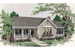 Southern House Plan Front of House 084D-0070