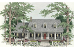 Ranch House Plan Front of House 084D-0071